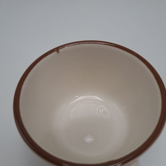 Syracuse China Restaurantware Coffee Cup White with Brown Trim Collectible Tea - Picture 8 of 9